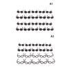 20 szt. akcesoriów dla lalek, mini plastikowe okulary dla 1 osoby:6 Domek dla lalek Zabawka dla dzieci