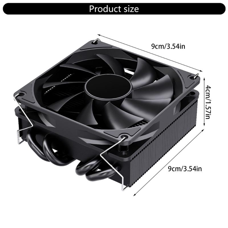 High Performances CPU Cooling Solution with Low Profile Design for Gaming and Workstations