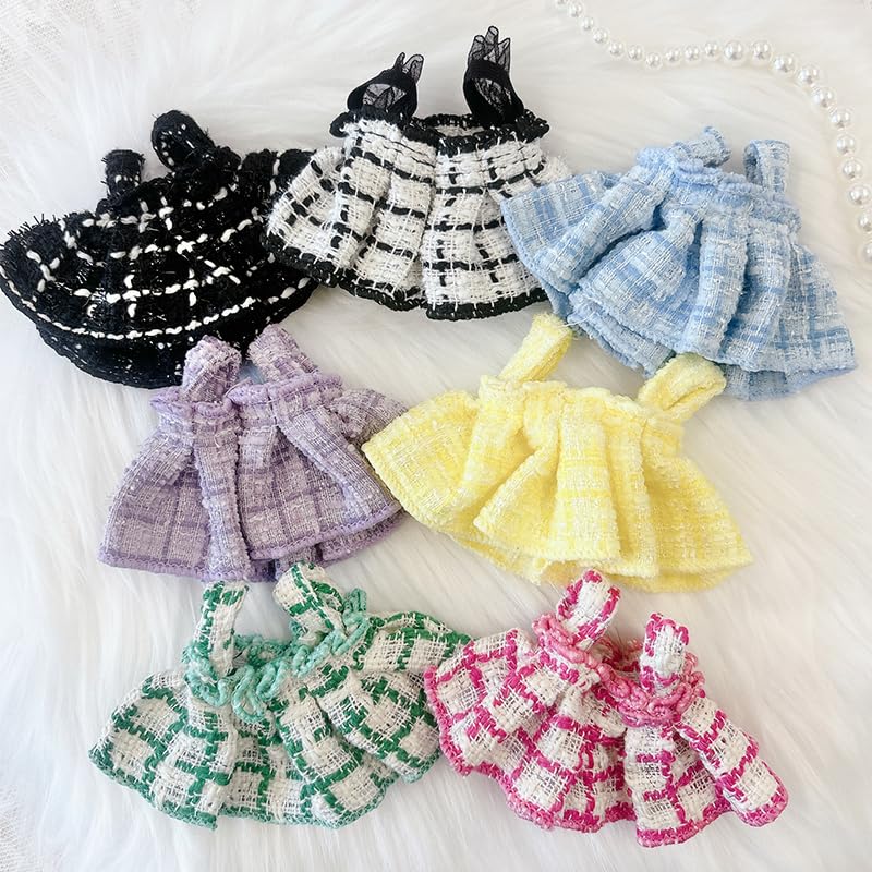 [Plushie Clothes] Tweed Dress for Plush Toys [For 10-15cm Dolls] Lavender G.triger Oshi-Nui (Plushie) [Product]