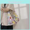 Chic And Sweet Floral Shoulder Bag Fabric Large Capacity Soft Boxy Crossbody