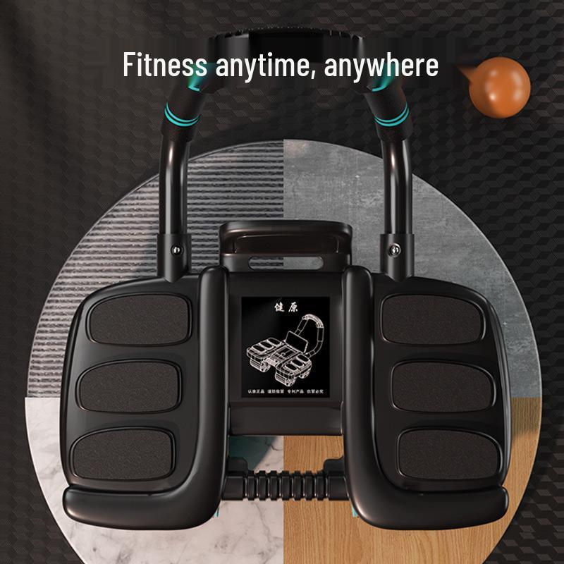 Luxury Four-Wheeled Abdominal Roller with Automatic Rebound and Elbow Support for Ab Muscle Training