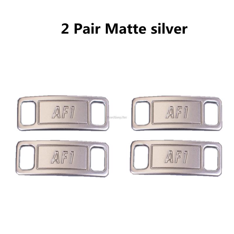 2pcs/pair AF1 Diamond Shoe Charms Fashion Laces Buckle Quality Metal Shoelaces Decorations Chapa Af1 Buckles Shoes Accessories