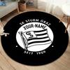 Sk Sturm Graz Crest Custom Name Round Area Rug Carpet Rug For Living Room Bedroom Sofa Playroom Decor Nonslip Floor Mat