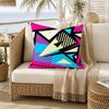 Striped ColorBlocking Art Pattern Pillow Case for Sofa Living Room Home office Decor Protective Cover