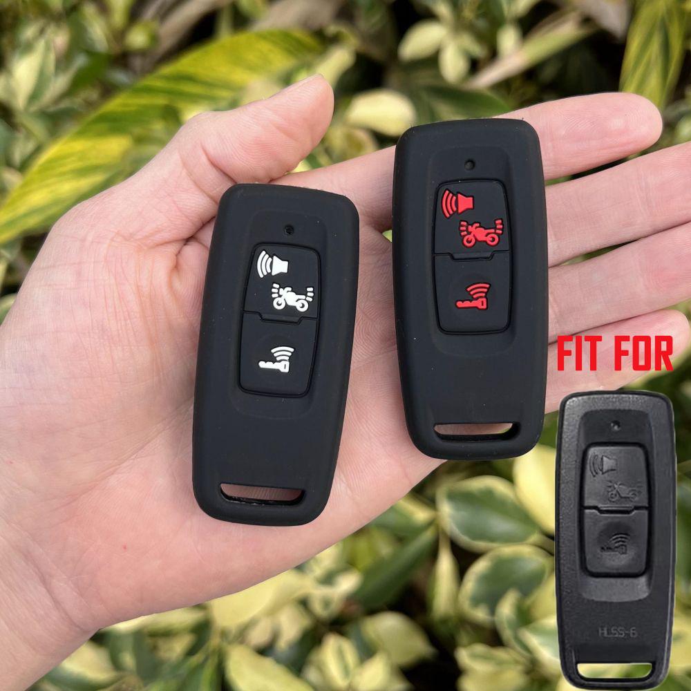 Silicone Motorcycle Key Case Holder Shell Soft Remote Cover Protector for HONDA PCX160 VISION SH350 PCX 160 Keychain Accessories