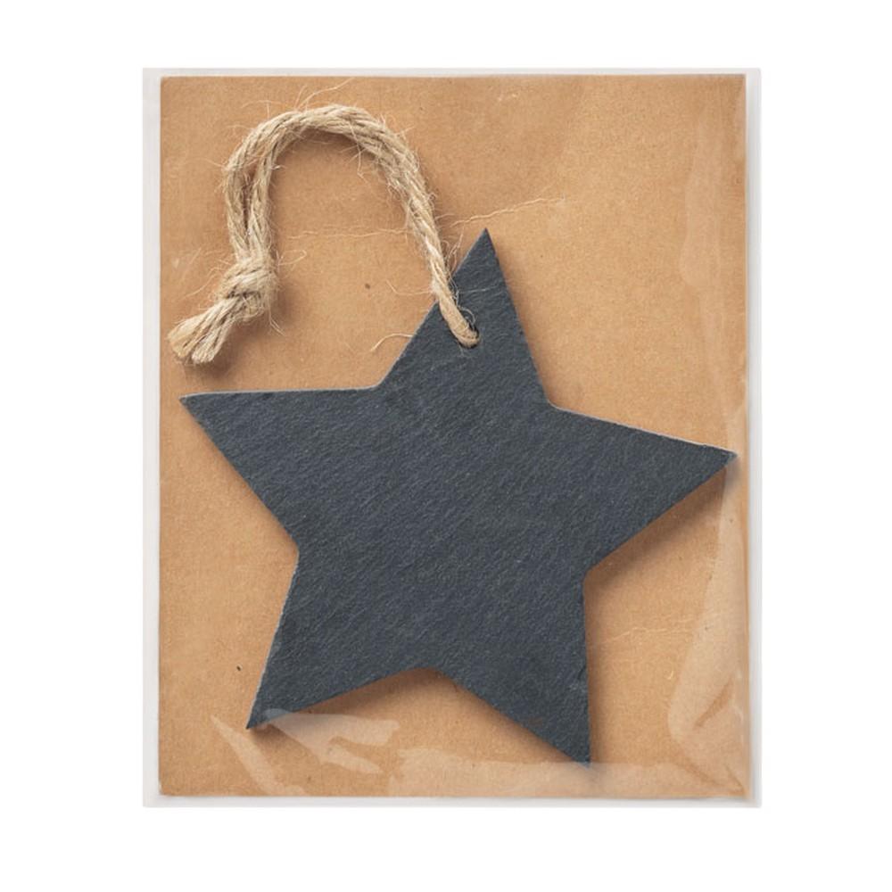 MidOcean Slatestar Slate Star Christmas Hanging Decoration