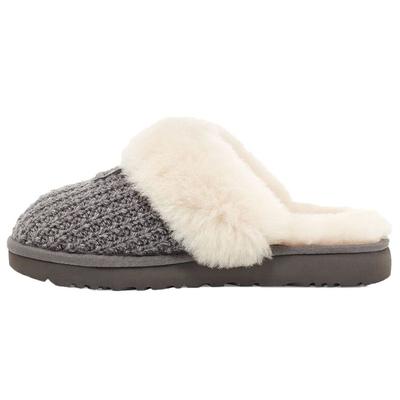 Gemütlicher Hausschuh Anthrazit Damen Sneaker Grau 1117659-CHRC