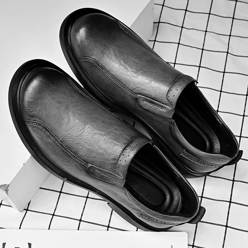 

Мужские мокасины ручной работы, мужские туфли для вождения без застежек, новое поступление, мужская деловая офисная обувь 2024 года, мужская обувь из натуральной кожи 44 серый