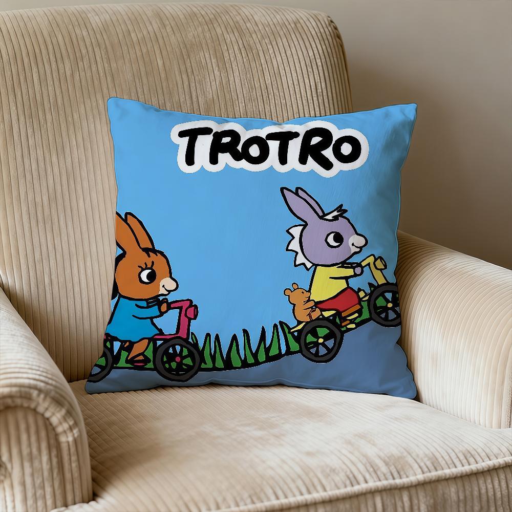 T-TTrotroS 2004 Cartoon Kissenbezug Outdoor Sofa Dekorativ Quadratisch Wohnzimmer Schlafzimmer Auto