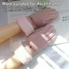 New Plush Winter Gloves Cute Cat Embroidery Full Finger Driving Mittens Women Touchable Screen Warm Touch Screen Gloves