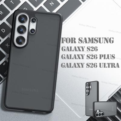 For Samsung Galaxy S26 Ultra Case Samsung Galaxy S26 S26 Plus S26 Ultra Cover Luxury Matte PC + TPU Shockproof Silicone Cover