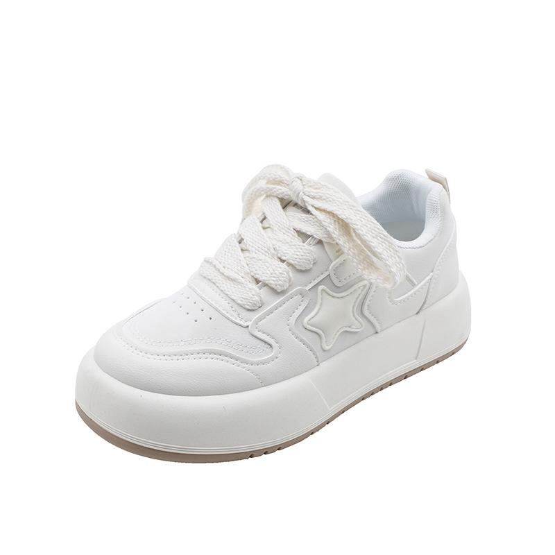 

Wht Shoes New Vintage Skateboard Shoes Women s Thick Bottom Color Matching Women s Casual Shoes Bread Shoes 40