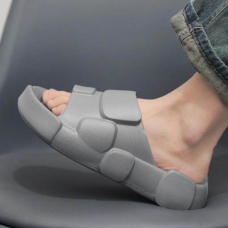 Fashion Summer New Men's Shoes Fashion All-match Casual Sports Indoor and Outdoor Flip Flops Sandals Non-slip Comfort 2024 Hot Style