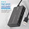 Mini-Speicherkartenleser USB 2.0 SD-Kartenleser-Adapter All-in-One-Kartenleser Kompatibel Tf Cf Xd Ms M2 Kartenleser