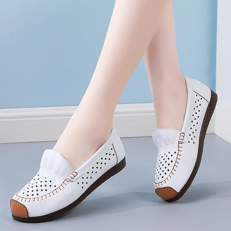Women s Large Size Soft Stitching Loafers - Casual Comfy Daily Wear 37