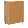 Artisan Oak Drawer Cabinet 66 x 34.5 x 90 cm Engineered Wood