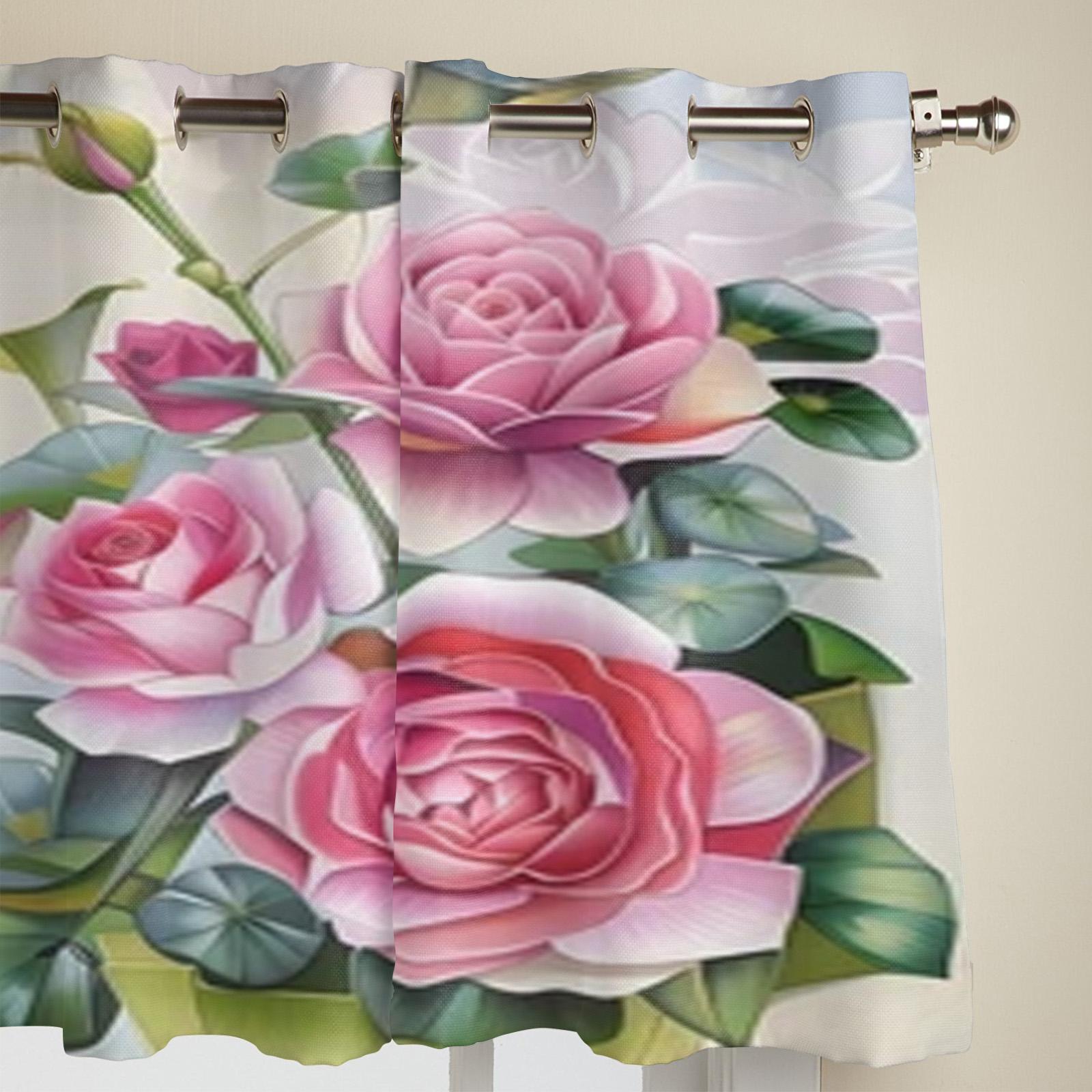 Красивые розовые розы и зеленые листья — фото 4