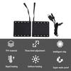 USB Heated Motorcycle Grips Cover Fast Heating Handlebar Universal ATV Hand Warmers 3 Heat Settings IP67 Water Proof