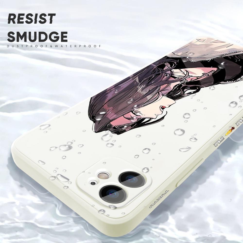 Popular Japanese Anime Phone Case for Redmi Xiaomi POCO Note 10 Pro 9 9A 9T 10C 8 7 11 Lite 5G X3 M3 Square Edge Soft Full Camera Protect Cover