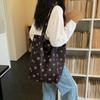 Borsa Tote Double-Face Stampa Leopardo Borsa a Spalla da Donna Borsa di Grande Capacità