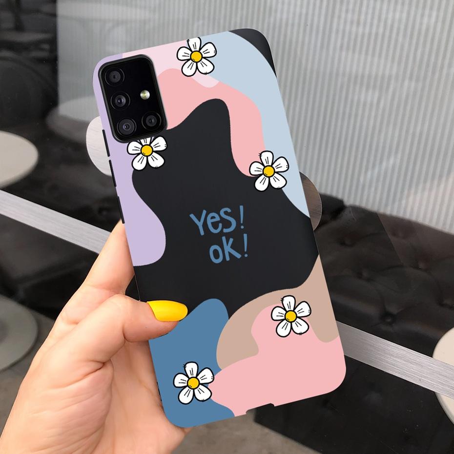 For Samsung Galaxy A51 5G SM-A516B Lovely Printing Jelly Phone Case Soft Silicone TPU Back Cover For Samsung A51 5G UW SM-A516V