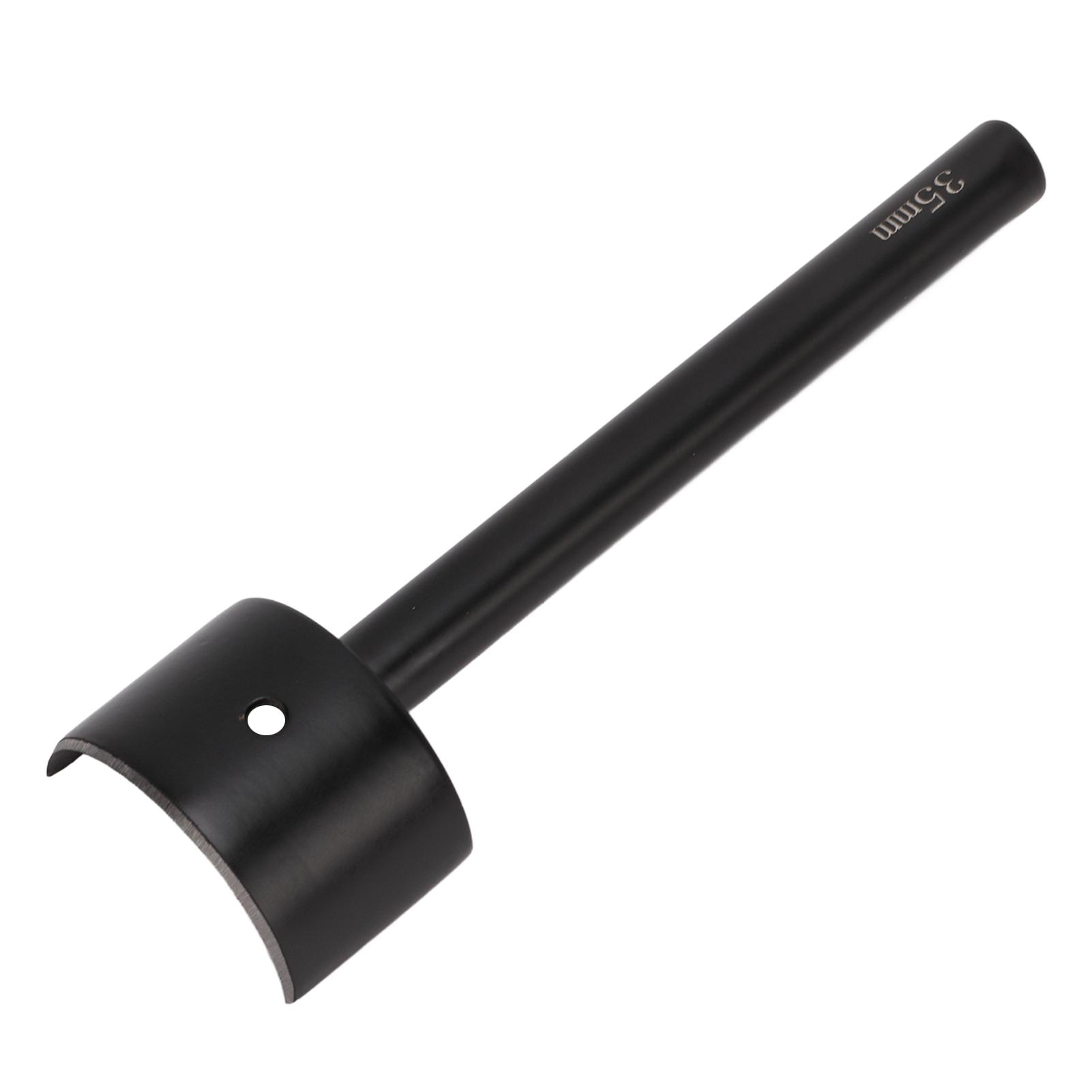 

Strap End Punch DIY Making Black Appearance Stainless Steel Incisive Blade Fast Cutting Half Round Cutter Punch 35mm