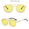 UV Protection Lightweight Comfortable Durable High Quality Edgy Punk Retro Stylish Alloy Metal Male Female Sun Glasses