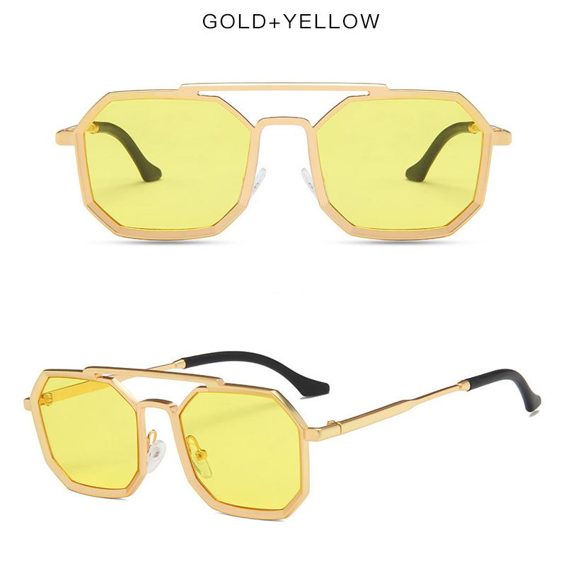UV Protection Lightweight Comfortable Durable High Quality Edgy Punk Retro Stylish Alloy Metal Male Female Sun Glasses