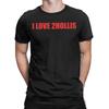 Genial Ich Liebe 2Hollis T-Shirts Herren Rundhals Baumwolle T-Shirt Kurzarm T-Shirts Übergröße Kleidung
