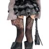 Women Hollowout Garter Belt Pantyhose Flower Lace Patterned Sheer Thigh High Stockings Suspender Strap Tights Hosiery