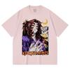 230 Gsm 100% Cotton Demon Slayer V105 Kokushibo Print Unisex Heavy Cotton T Shirt