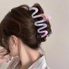 New Korean Gradient Hair Claw Clip for Women Large Thick Hair Shark Clip Hairpin Barrettes Fashion Girl Hair Accessories