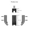 Wandmontierter Batteriehalter Vertikaler Organizer Koffer Praktischer Aufbewahrungsbehälter für &AA Kombinationsbatterien Halter