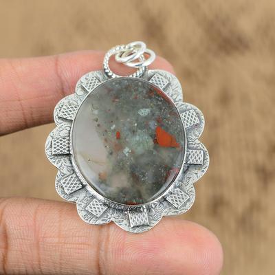 Prírodný prívesok z drahokamu Tabu Jaspis Šperky zo striebra rýdzosti 925 pre ženy