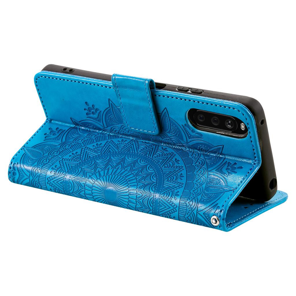 For Sony Xperia 10 VI Case Mandala Flower Imprinted Flip Stand Phone Cover
