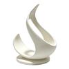 Flame Shaped Rack 3D Printed Wine Bottle Holder, Modern Sculptural for Home Ornament Bar, Decorative Tabletop Storage Stand, Creative Gift Holder