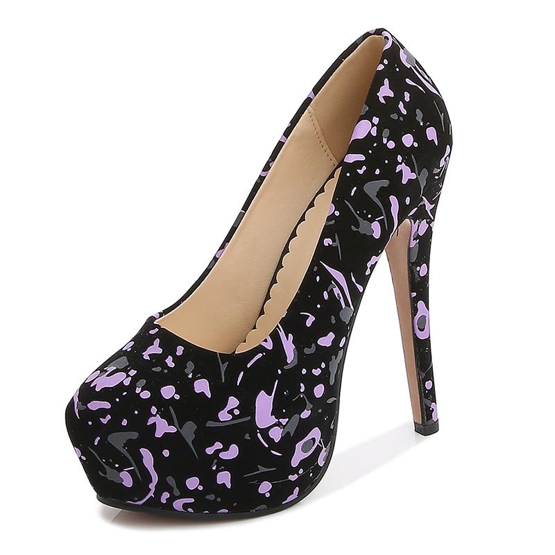 Large Size 4cm Platform 14cm High Heels Design Shoeswomen High Heel Pumps Fashion Catwalk Brand Model