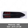 3D ABS  GTI GTD Emblem Decal Car Door Side Fender Badge Sticker High-Quality Automotive Exterior Accessories