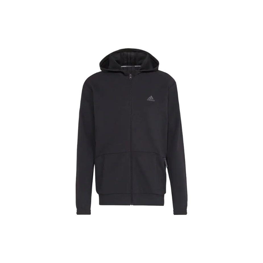 adidas Aeroready Yoga Full-Zip Hoodie Black Men s HL2403 XL