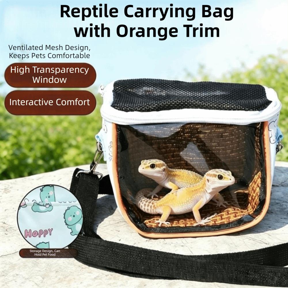 Breathable Pet Travel Bag Cooling Lizard Outdoor Bag Lightweight Hamster Carrying Pouch Vet Visit