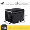 Schwarze Wasserdichte Lebensmittel-Liefer-Isolierbox Kleine Mittlere Große 30 45 62L Größen Lokale Lieferung Kühltasche Picknick BBQ Zubehör