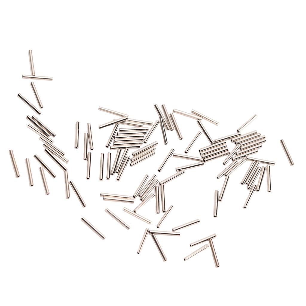 100 ks Sada krimpovacích objímek s jednou trubičkou Nerezové krimpovací konektory odolné proti korozi