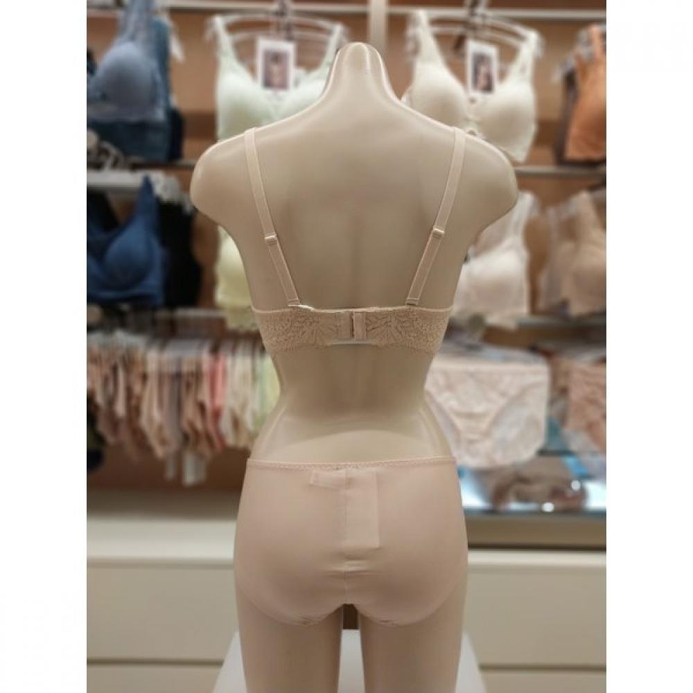 Skin No Wire Mold Bra Hem Panty Set Br4934 Bp4934h