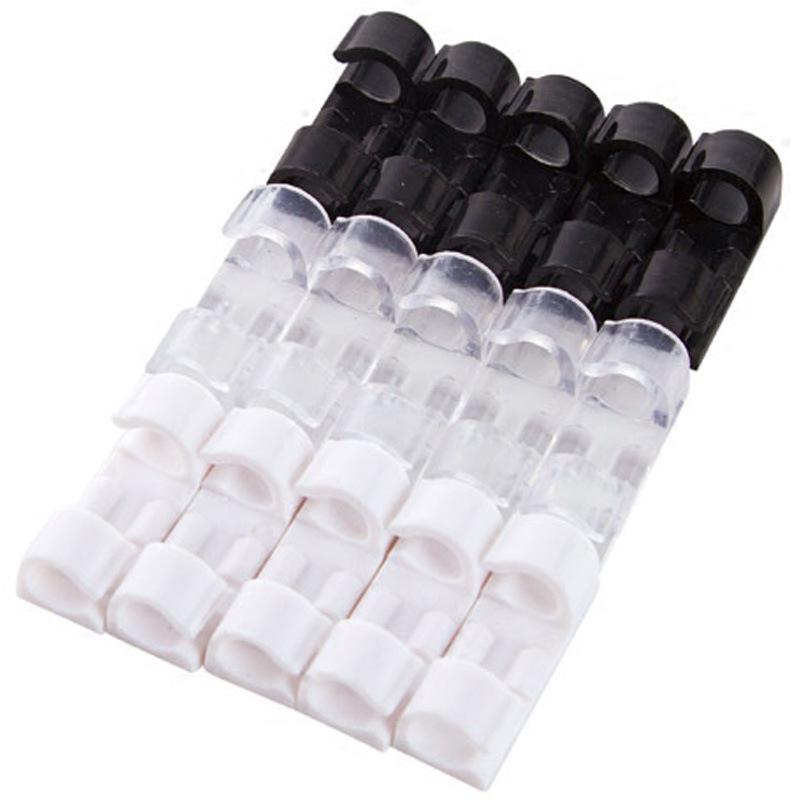 No-Drill Cable Organizer: Traceless Self-Adhesive Clips for Wire Management