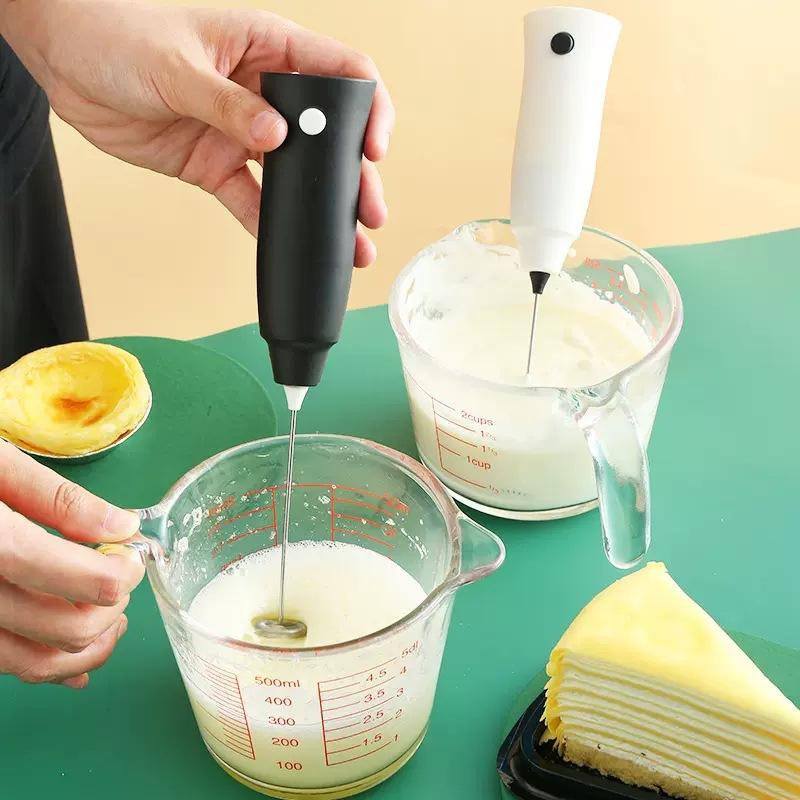 Elektrický napěňovač mléka Přenosný mixér Ruční Mini Kuchyňský Pěnič nápojů Kávovar Šlehač vajec Smetaňovač Metlička Pěnivé nástroje