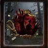 D Broken Wall Bloody Skull Hand Static Window Sticker Halloween Graveyard Bat Horror Glass Sticker Haunted House Party Dress