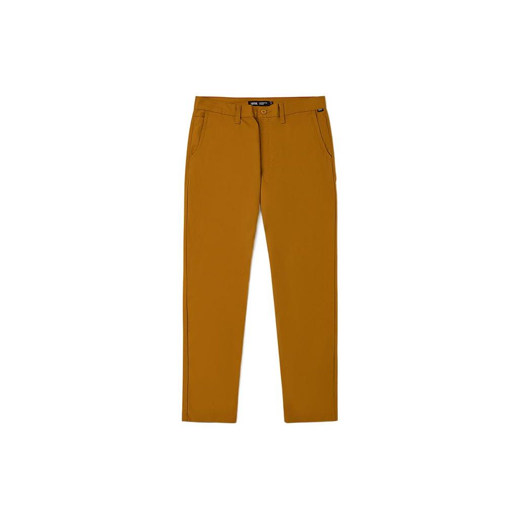 

Vans Solid Color Button Straight Leg Casual Pants Men bottoms Yellow VN0A5FJB9Y3 38