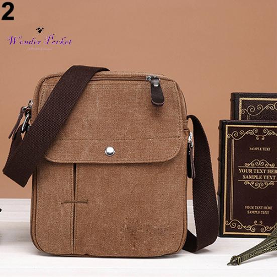 

Мужская холщовая сумка на плечо для путешествий на открытом воздухе, повседневная сумка через плечо на молнии, сумка-тоут кофейный