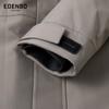 Edenbo Winter Hooded Colorblock Goose Down Jacket