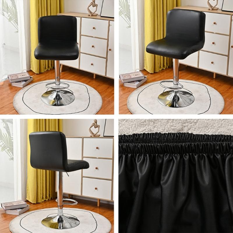 PU Bar Stool Cover Water Resistant Durability Barstool Cover For Home Restaurants And Coffee Shops PU Leather Cover